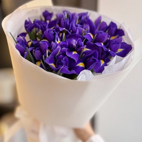 Букет из 21 ириса в Домодедово