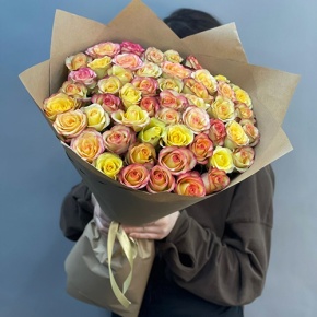 Букет "Валентино" из 51 розы (60 см) в Домодедово