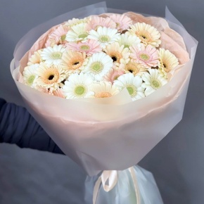 Букет "Гера" из 25 гербер в Домодедово