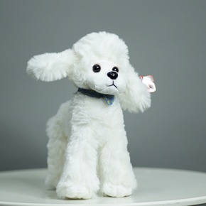 Плюшевый пудель белый (25 см) в Домодедово