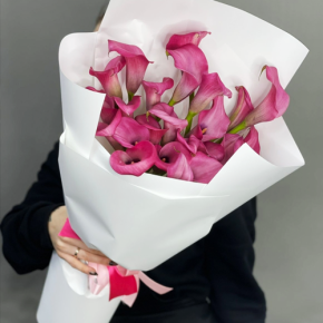 Монобукет из 21 каллы в Домодедово