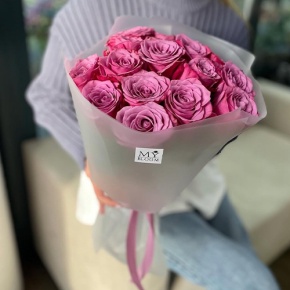 Букет из 15 роз Меритим (50 см) в Домодедово