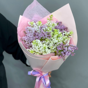 Букет из 11 веток сирени микс в Домодедово