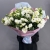 Букет "Изысканность" из 31 белой эустомы в Домодедово Букет "Изысканность" из 31 белой эустомы в Домодедово