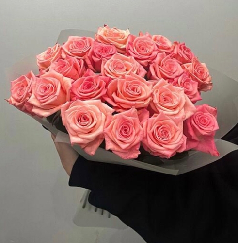 Букет из 21 розовой розы (50 см) в Домодедово