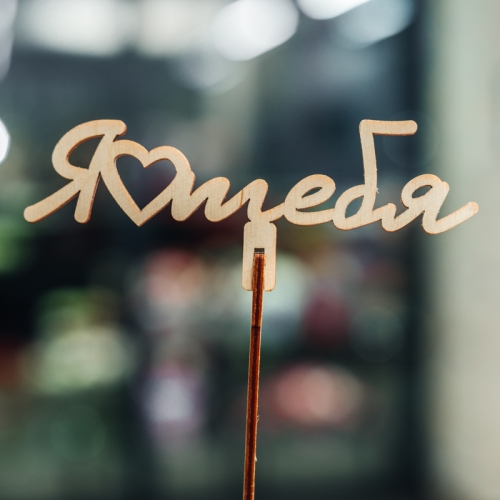 Топпер Люблю тебя в Домодедово