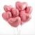 Сердце розовое фольгированный шар с гелием (45 см) в Домодедово