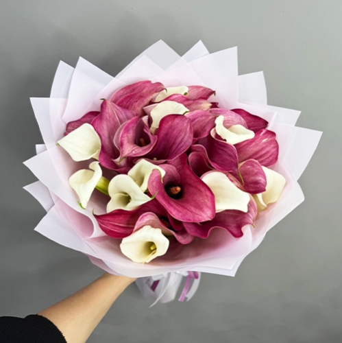 Букет из 25 нежных калл в Домодедово