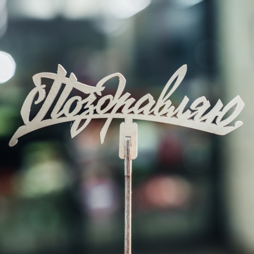 Топпер Поздравляю в Домодедово