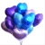 Сердце сиреневое фольгированный шар с гелием (45 см) в Домодедово