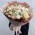 Букет "Шаганэ" из ранункулюсов, хризантем Момоко, озатамнуса, кустовых роз сорта Таня, эустом и гортензий в Домодедово Букет "Шаганэ" из ранункулюсов, хризантем Момоко, озатамнуса, кустовых роз сорта Таня, эустом и гортензий в Домодедово