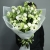 Букет "Грин ти" из кустовых роз, гербер и эустом в Домодедово Букет "Грин ти" из кустовых роз, гербер и эустом в Домодедово