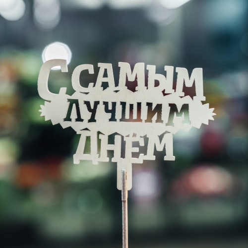 Топпер С самым лучшим днем в Домодедово