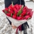 Букет 27 красных тюльпанов в Домодедово Букет 27 красных тюльпанов в Домодедово